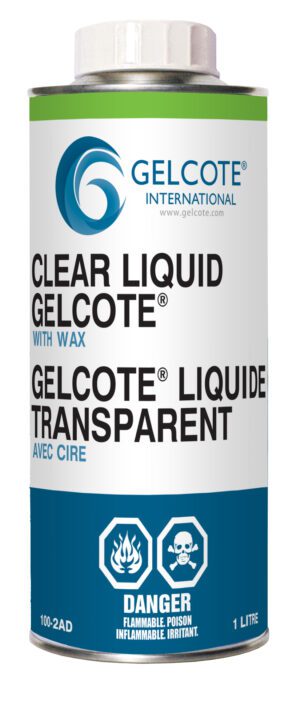Clear Liquid Gelcote - 1L ( 32oz ) can part number 100-02AD