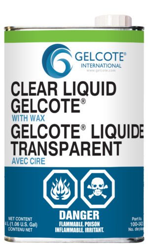 Clear Liquid Gelcote - 4L ( 1.06 gal ) can part number 100-03AD