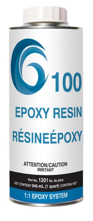 New system epoxy resins & hardeners 100 Epoxy Resin - 946 ml ( 1 quart ) can part number 1201
