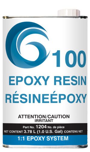 New system epoxy resins & hardeners 100 Epoxy Resin - 3.78L ( 1 gal ) can part number 1204